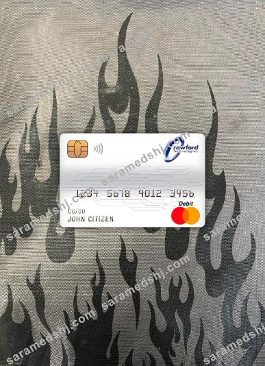 Canada Crawfordtech bank master debit card photolook front